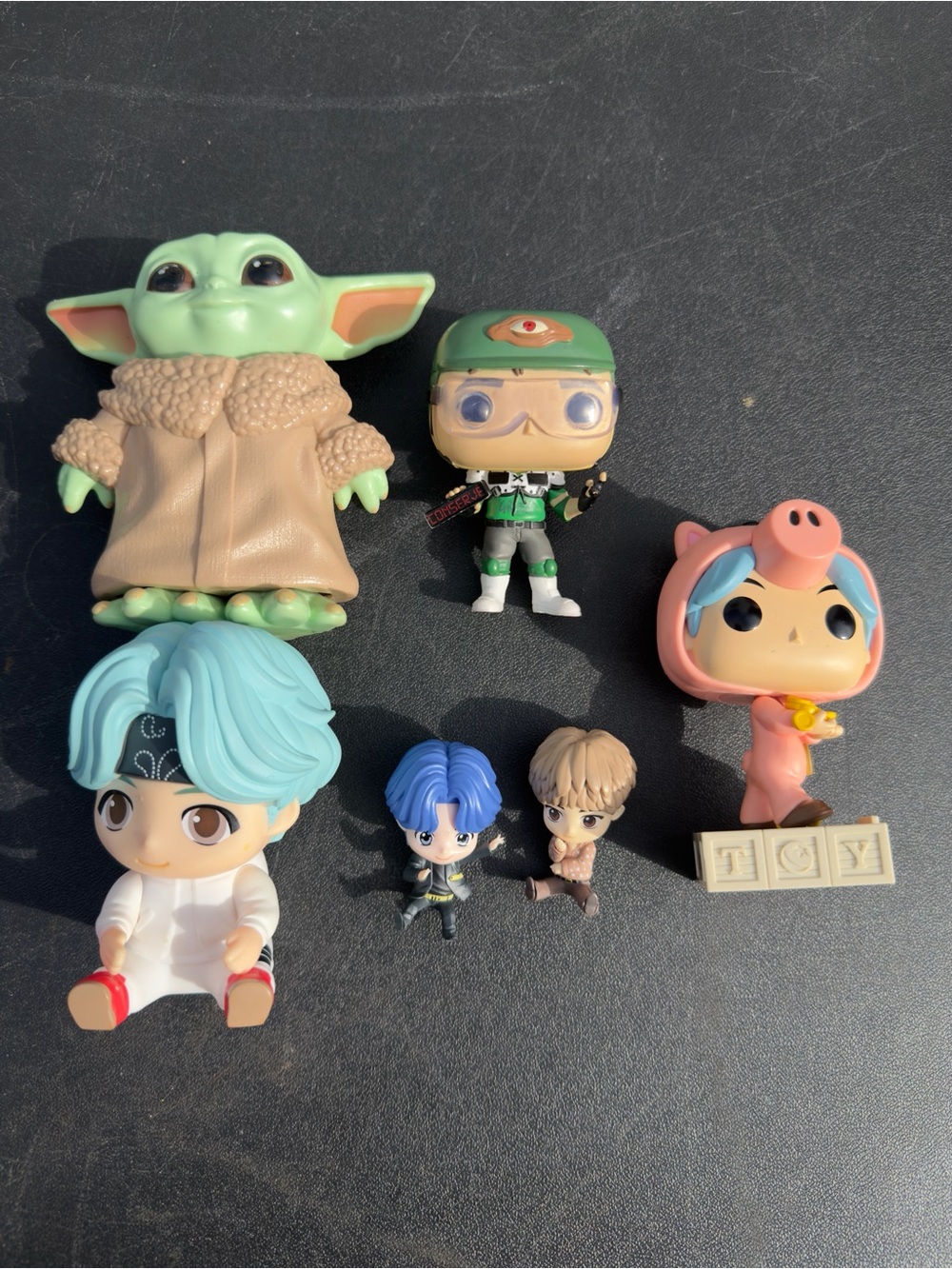 Green Grogu Baby Yoda Vinyl Figure - Green